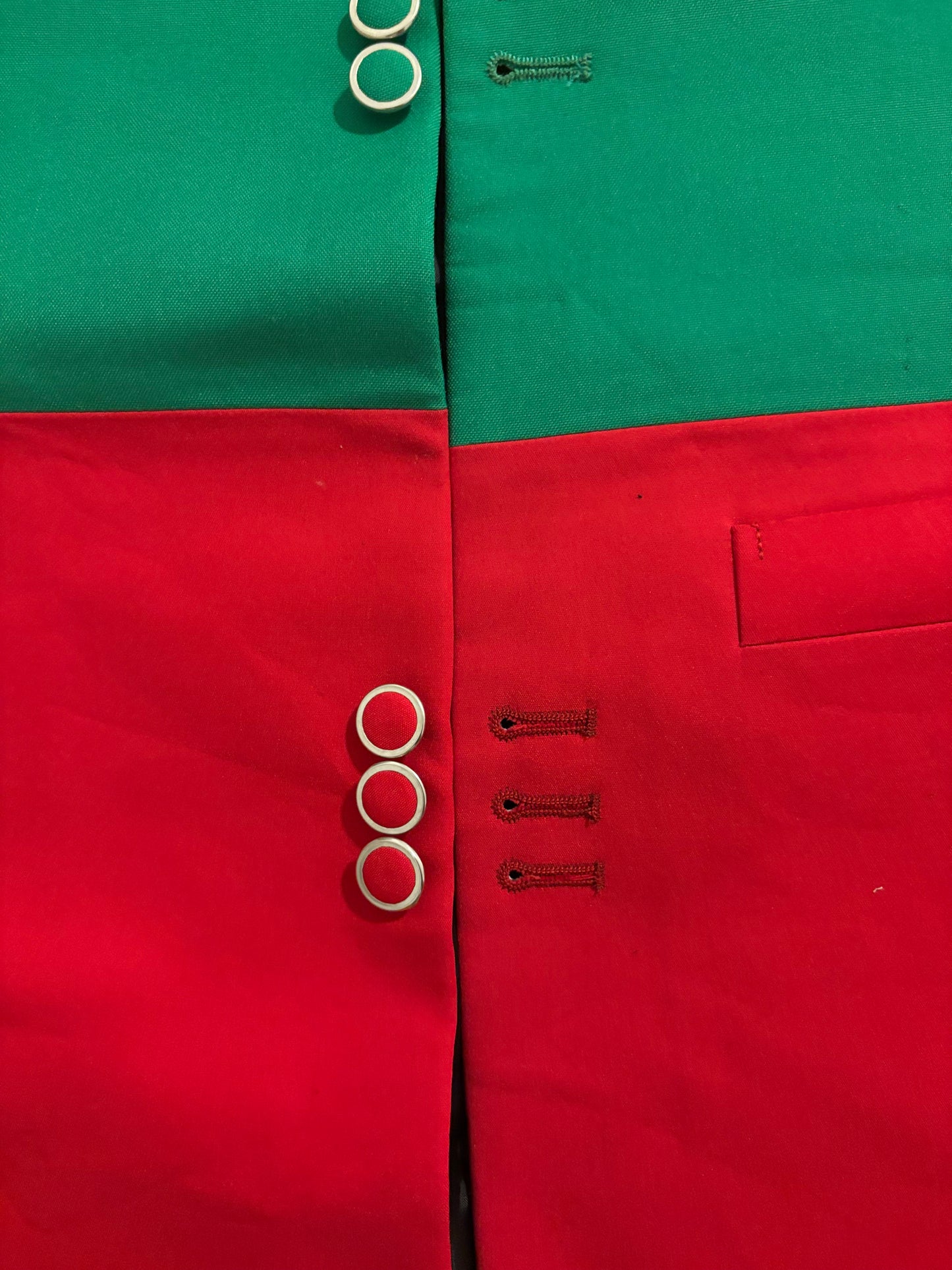 Men’s waist-coat (Afghan flag colors)