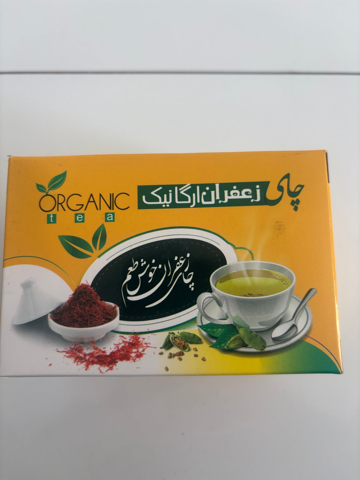 Organic saffron tea