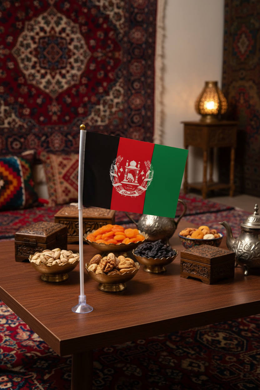 Afghan table-top flag