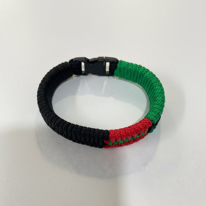 Afghan flag bracelet
