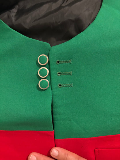 Men’s waist-coat (Afghan flag colors)