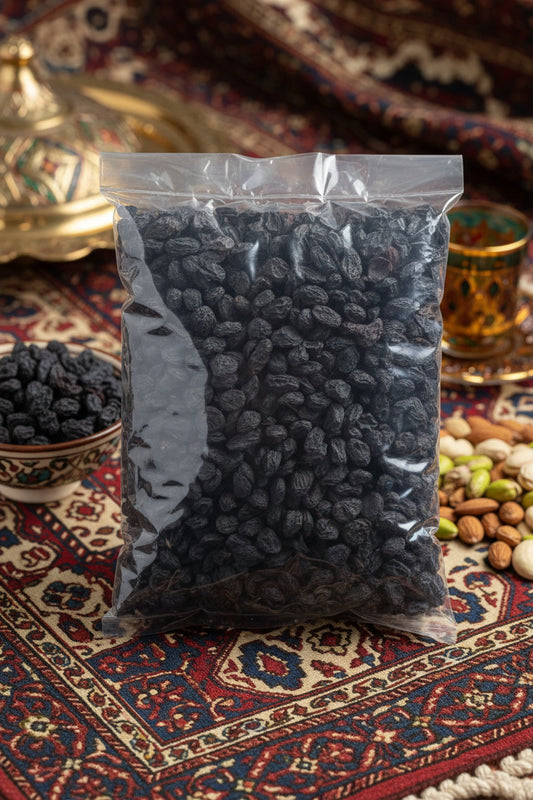 Afghan black raisins (seedless)