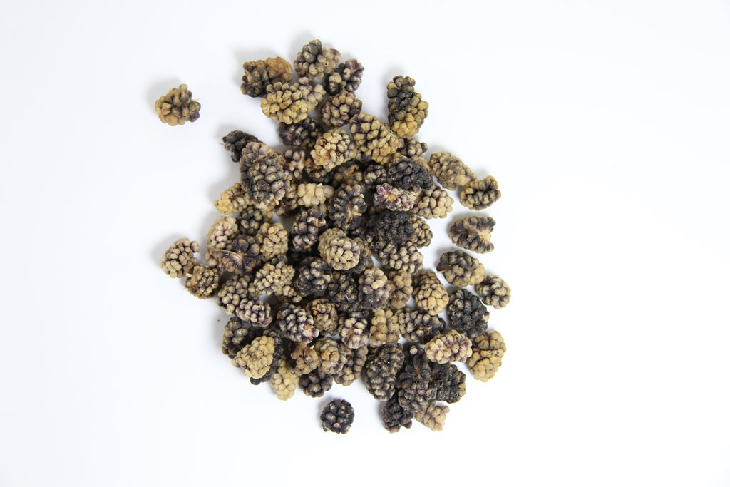 Afghan dried black mulberries
