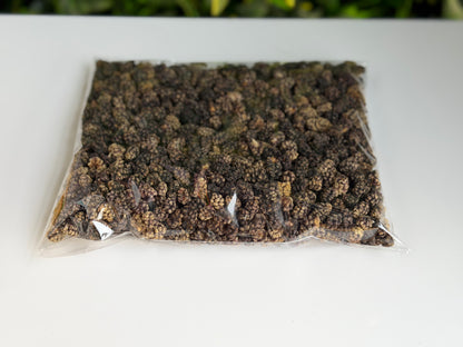 Afghan dried black mulberries