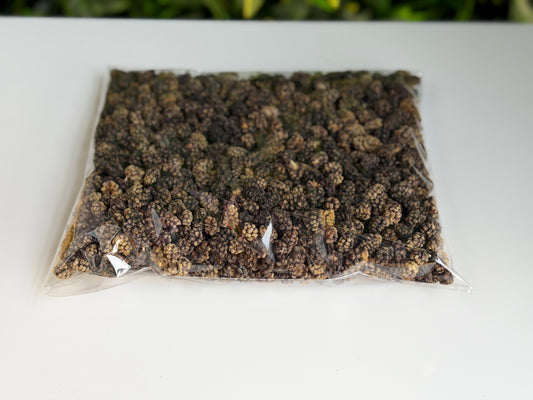 Afghan dried black mulberries
