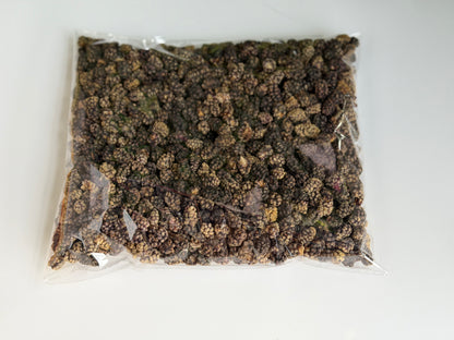 Afghan dried black mulberries