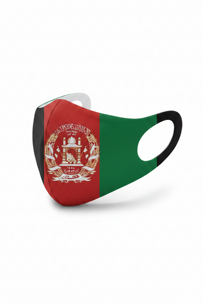 Afghan flag facemask
