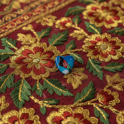 Afghan Flag Pin (wave-blue)